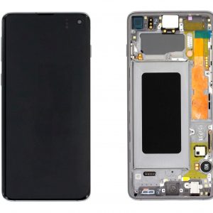 Display cu touchscreen Samsung Galaxy S10 G973 Prism Negru GH82-18850A, GH82-18835A, GH82-18860A